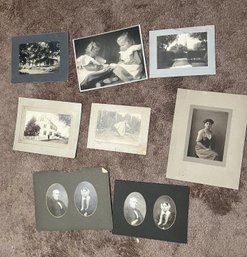 Larger Sized Cardboard Mounted Photos (QTY 8)