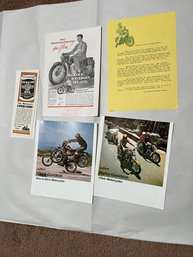 Harley Davidson Motorcycle Ephemera Lot (Qty 5)