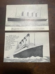 2 Original Titanic Postcards