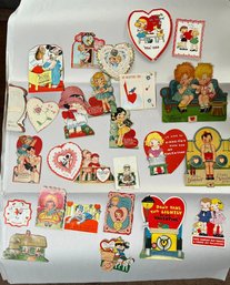 Vintage Valentines Holiday Cards (QTY 25)