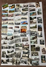 Postcard Collection Mostly Railroad Related (QTY 80)