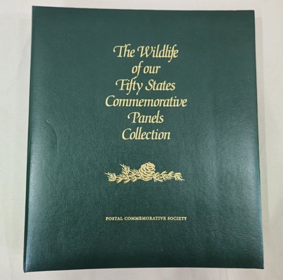 Postal Commemorative Society The Wildlife Of Our Fifty States Commemorative Panels Collection Binder
