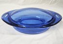 Anchor Hocking 2Qt./2L Cobalt Blue Oval Handled Casserole With Cover