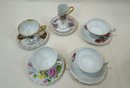 Assorted Japan Teacups & Saucers Group- ~5 Sets