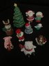 Assorted Early 1990's Hallmark Merry Miniatures Christmas Figurines Group- ~18 Pieces