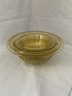 Federal Glass Amber Ribbed Nesting Mixing Bowl 4-Piece Set- ~4 Pieces