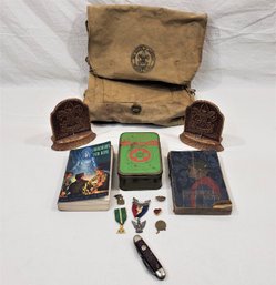 Vintage Boy Scouts Of America BSA Collectibles Lot- 13 Items