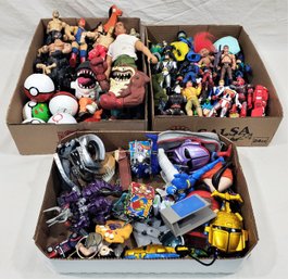 Assorted 1990-2000's Loose Action Figure & Other Misc. Toys Group