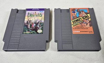 Crystalis & Donkey Kong Classic NES Video Games