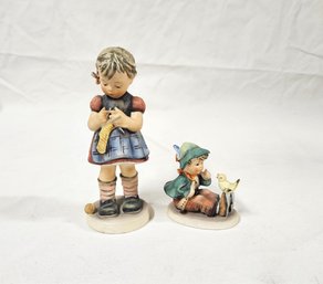 Hummel Stitch In Time & Singing Lesson Figurines Group