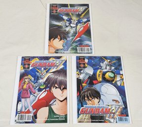 Mixx Manga Mobile Suit Gundam Wing Comic Books #'s 1-3 Group
