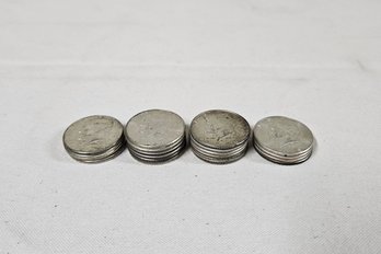 Assorted 1966-1969 U.S. Kennedy 40 Percent Silver Half Dollars Group- ~20 Pieces