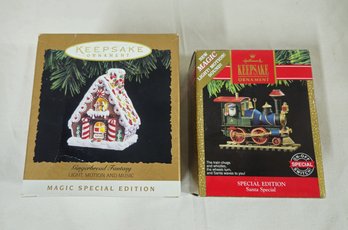 Boxed Hallmark Keepsake Magic Special Edition Ornaments Group- ~2 Pieces
