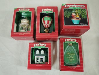 Assorted Boxed ~1986 Hallmark Keepsake Holiday Magic Ornaments Group- ~5 Pieces