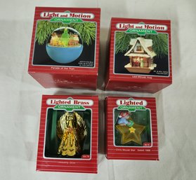 Assorted Boxed 1988 Hallmark Keepsake Holiday Magic Ornaments Group- ~4 Pieces