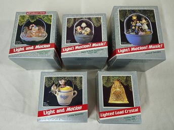 Assorted Boxed 1989 Hallmark Keepsake Magic Ornaments Group- ~5 Pieces