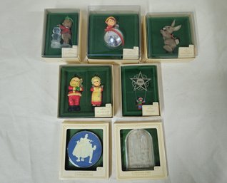 Assorted Boxed 1981 Hallmark Keepsake Ornaments Group- ~7 Pieces