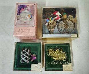 Assorted Boxed ~1982 Hallmark Keepsake Ornaments Group- ~4 Pieces