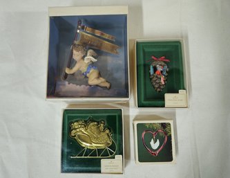Assorted Boxed 1982 Hallmark Keepsake Ornaments Group- ~4 Pieces