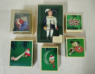 Assorted Boxed 1984 Hallmark Keepsake Ornaments Group- ~6 Pieces