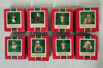 Assorted Boxed 1985 Hallmark Keepsake Ornaments Group- ~8 Pieces