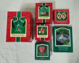 Assorted Boxed 1985 Hallmark Keepsake Ornaments Group- ~6 Pieces
