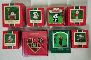 Assorted Boxed 1986 Hallmark Keepsake Ornaments Group- ~8 Pieces