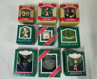Assorted Boxed 1987 Hallmark Keepsake Ornaments Group- ~9 Pieces