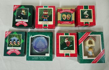 Assorted Boxed 1987 Hallmark Keepsake Ornaments Group- ~8 Pieces