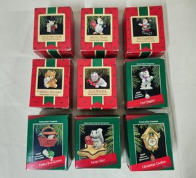 Assorted Boxed 1988 Hallmark Keepsake Ornaments Group- ~9 Pieces