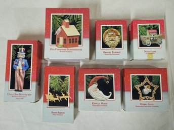 Assorted Boxed 1988 Hallmark Keepsake Ornaments Group- ~7 Pieces