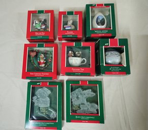 Assorted Boxed 1989 Hallmark Keepsake Ornaments Group- ~8 Pieces