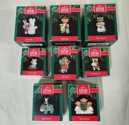 Assorted Boxed 1991 Hallmark Keepsake Ornaments Group- ~8 Pieces