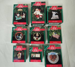 Assorted Boxed 1991/1992 Hallmark Keepsake Ornaments Group- ~9 Pieces