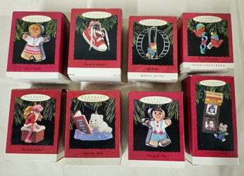 Assorted Boxed 1993 Hallmark Keepsake Ornaments Group- ~8 Pieces