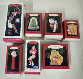 Assorted Boxed 1995 Hallmark Keepsake Ornaments Group- ~7 Pieces