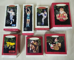 Assorted Boxed 1996 Hallmark Keepsake Ornaments Group- ~7 Pieces