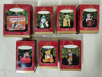 Assorted Boxed 1997 Hallmark Keepsake Ornaments Group- ~7 Pieces