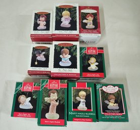 Boxed Hallmark Keepsake Collector's Series Mary's Angels Series 1-10 Ornaments Group- ~10 Pieces