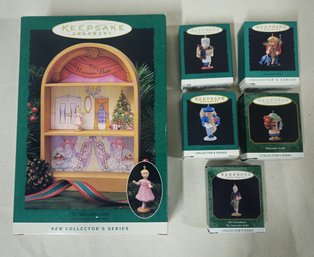 Assorted Boxed Hallmark Keepsake Miniature Collector's Series Ornaments Partial Sets Group- ~6 Pieces