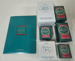 1988 Hallmark Keepsake Collector's Club Ornaments, Accessories, & Limited-Edition Ornaments Group- ~9 Pieces