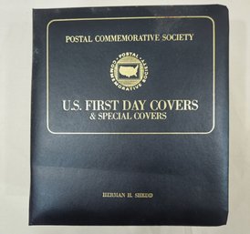 Assorted 1953-2004 Postal Commemorative Society US First Day Covers/Special Covers Binders Group- ~ 3 Binders