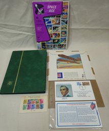 Assorted Misc. Philatelic Stamp Collectibles Group- ~5 Pieces