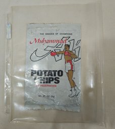 Muhammad Ali Potato Chips Bag Wrapper