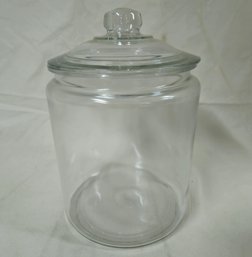 Anchor Hocking Heritage Hill Clear Glass Jar With Lid