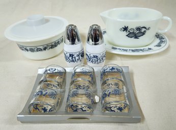 Pyrex Compatible Tabletop Old Town Accessories Group- ~12 Pieces
