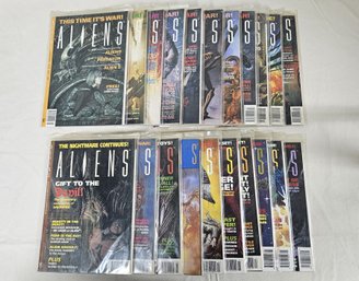 ~1992-94 Dark Horse Comics Aliens Vol. 2 #1-21 Magazine Comic Sets Group- ~2 Sets (~42 Pieces)