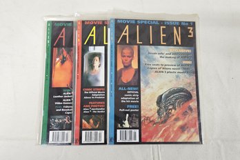 ~1992 Dark Horse Comics Alien 3 Movie Special #1-3 Magazine Comics Group- ~5 Pieces