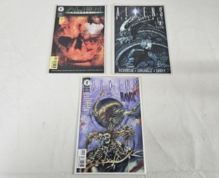 Assorted 1990's Dark Horse Comics Alien Two-issue Comic Book Sets Group- ~6 Pieces