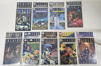 Assorted 1990's Dark Horse Comics Aliens Four-Issue Comic Book Sets Group- ~36 Pieces